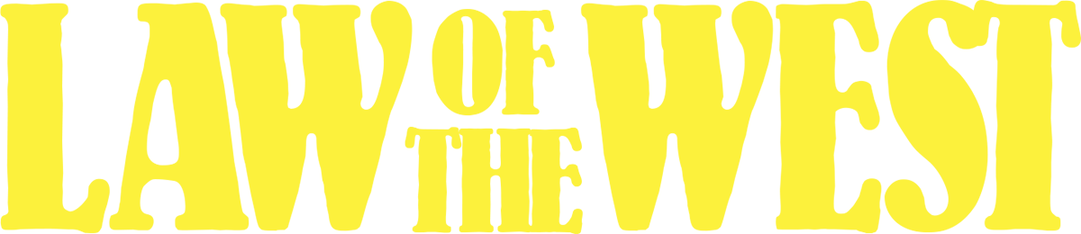 Law Of The West logo for Commodore 64
